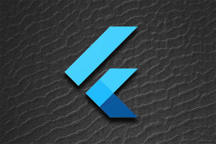 Ths image shows the Flutter Logo